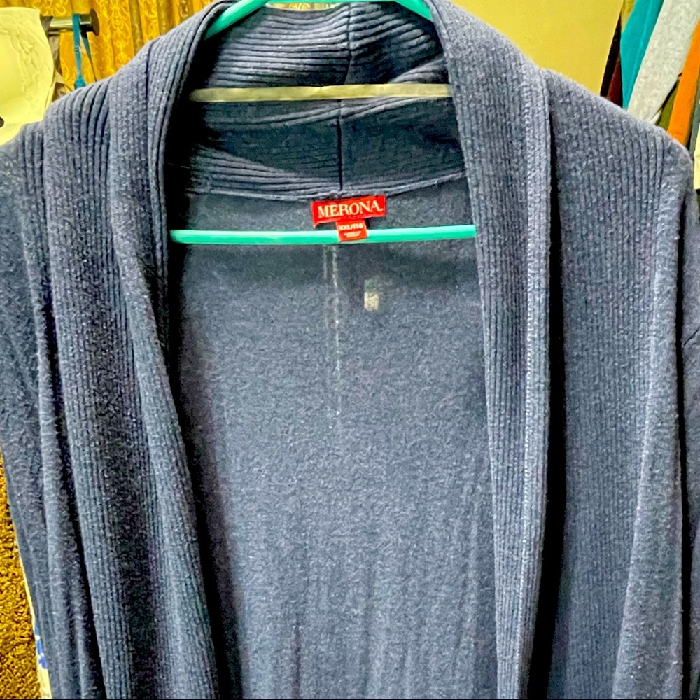 Merona/Target Open Cardigan Navy XXL